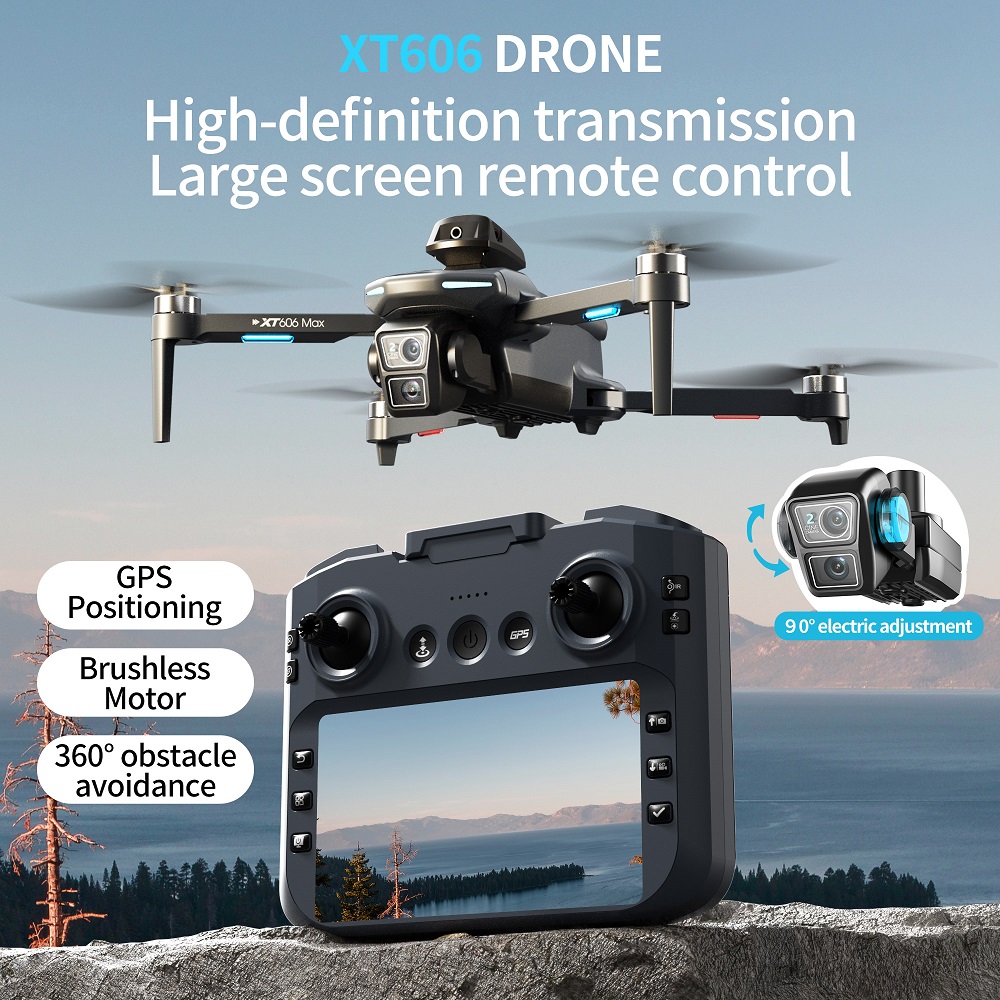 XT606 MAX 3 battery Drone 4k 8 - Drone Thermal Imaging review and price