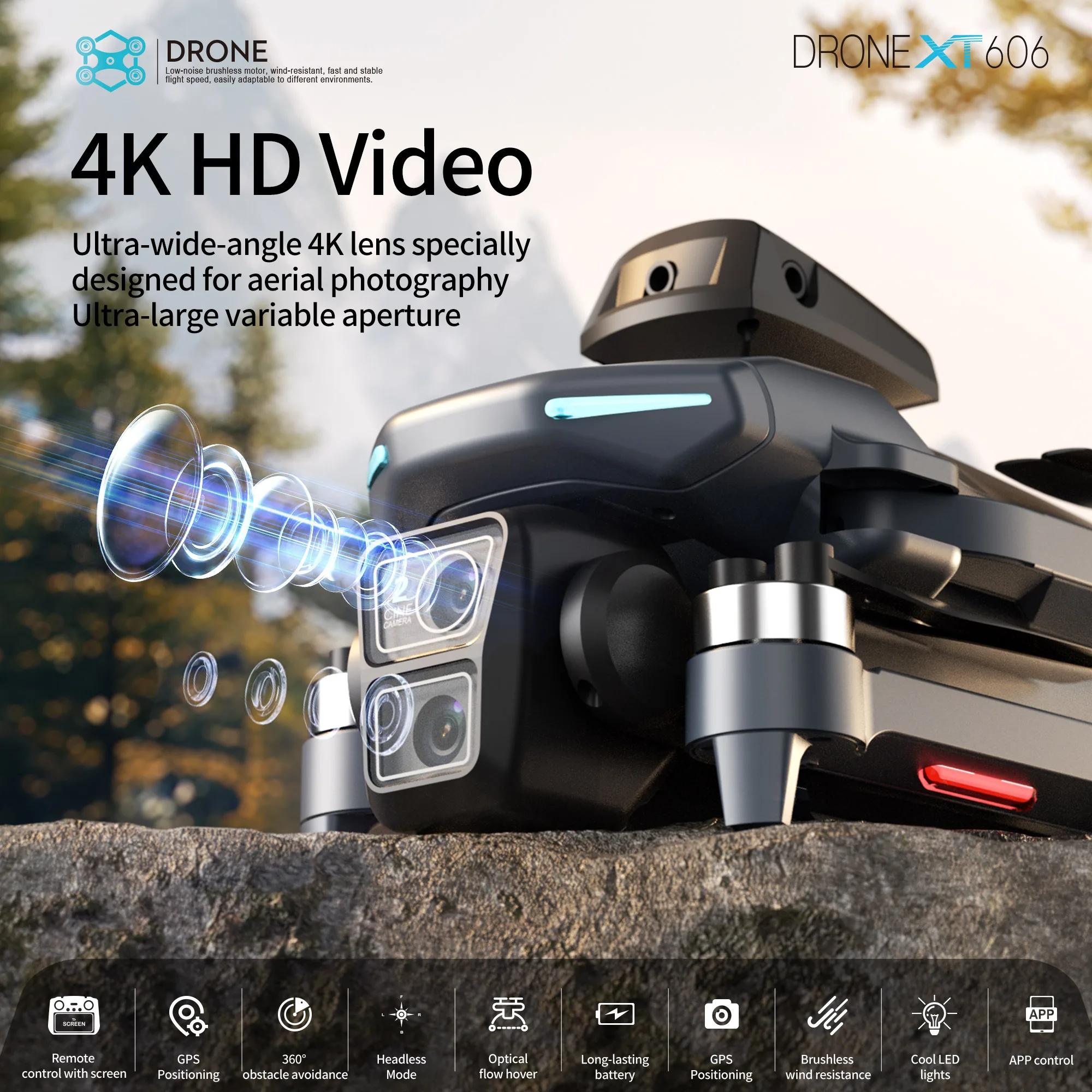 Lenovo XT606 MAX GPS Drone 4k  - Drone Photogrammetry review and price