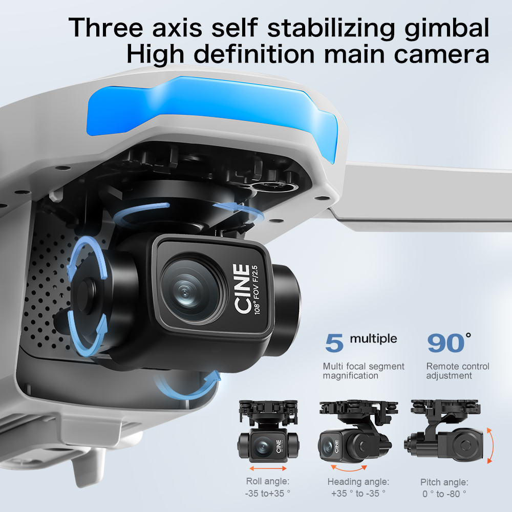 S-X1 MAX GPS Drone with 3-Axis - Drone Thermal Imaging review and price
