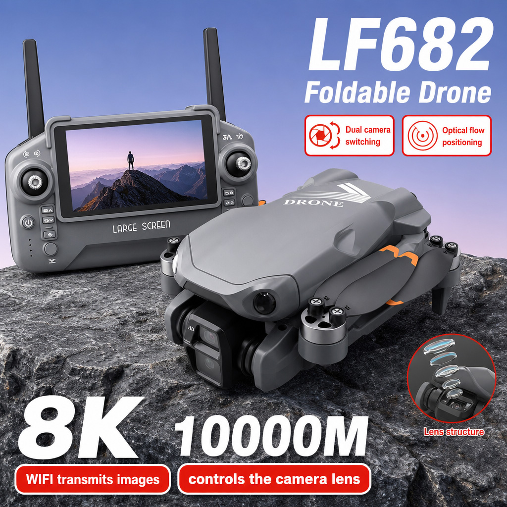 Aerial Photo LF682 Drone 8K HD - Drone Mapping review and price