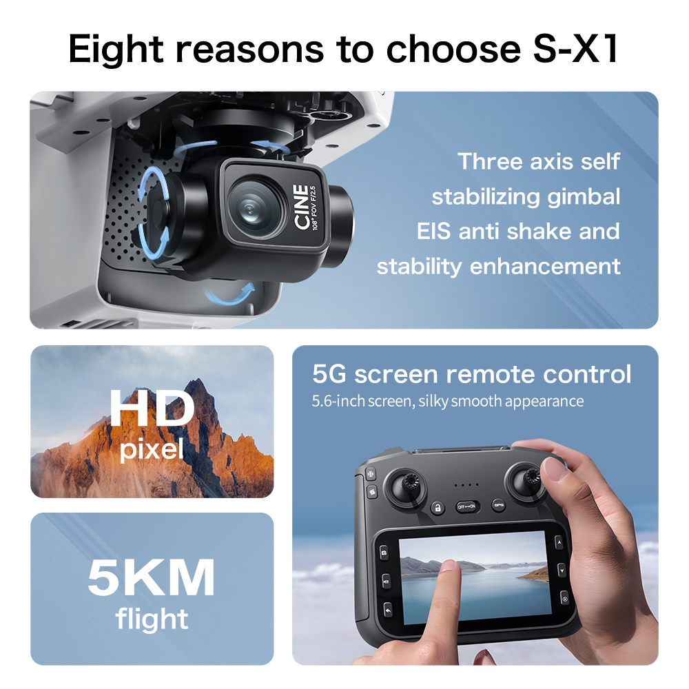 Lenovo S-X1 MAX GPS Drone 3-Ax - Drone Thermal Imaging review and price
